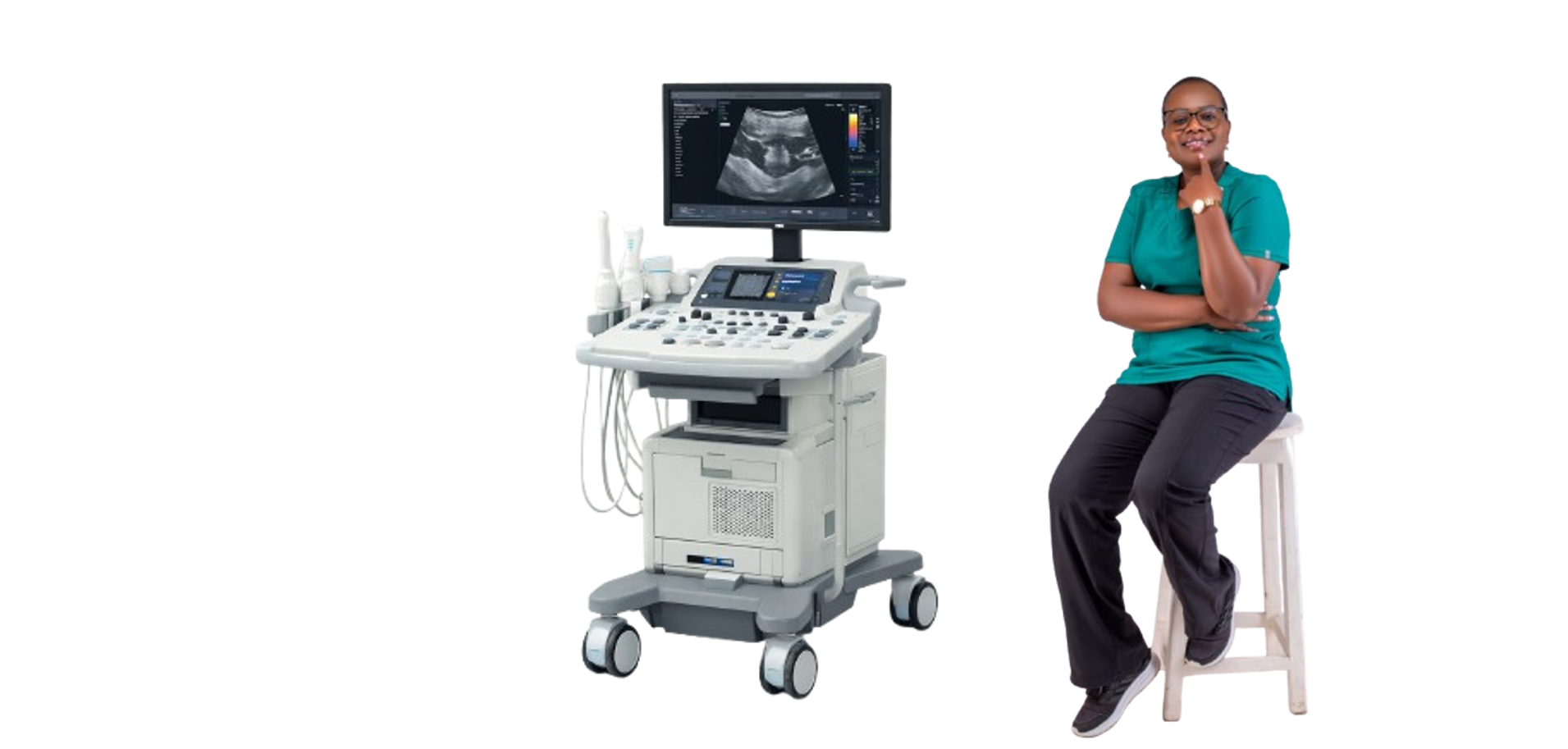 Our sonographer